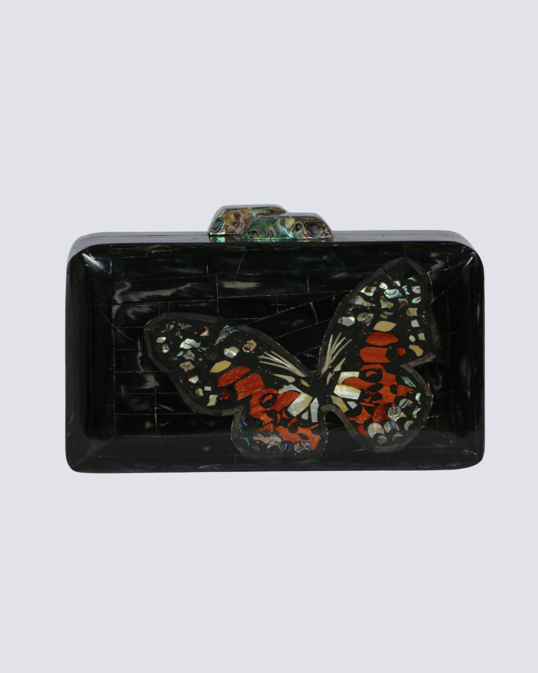 Black Butterfly Clutch