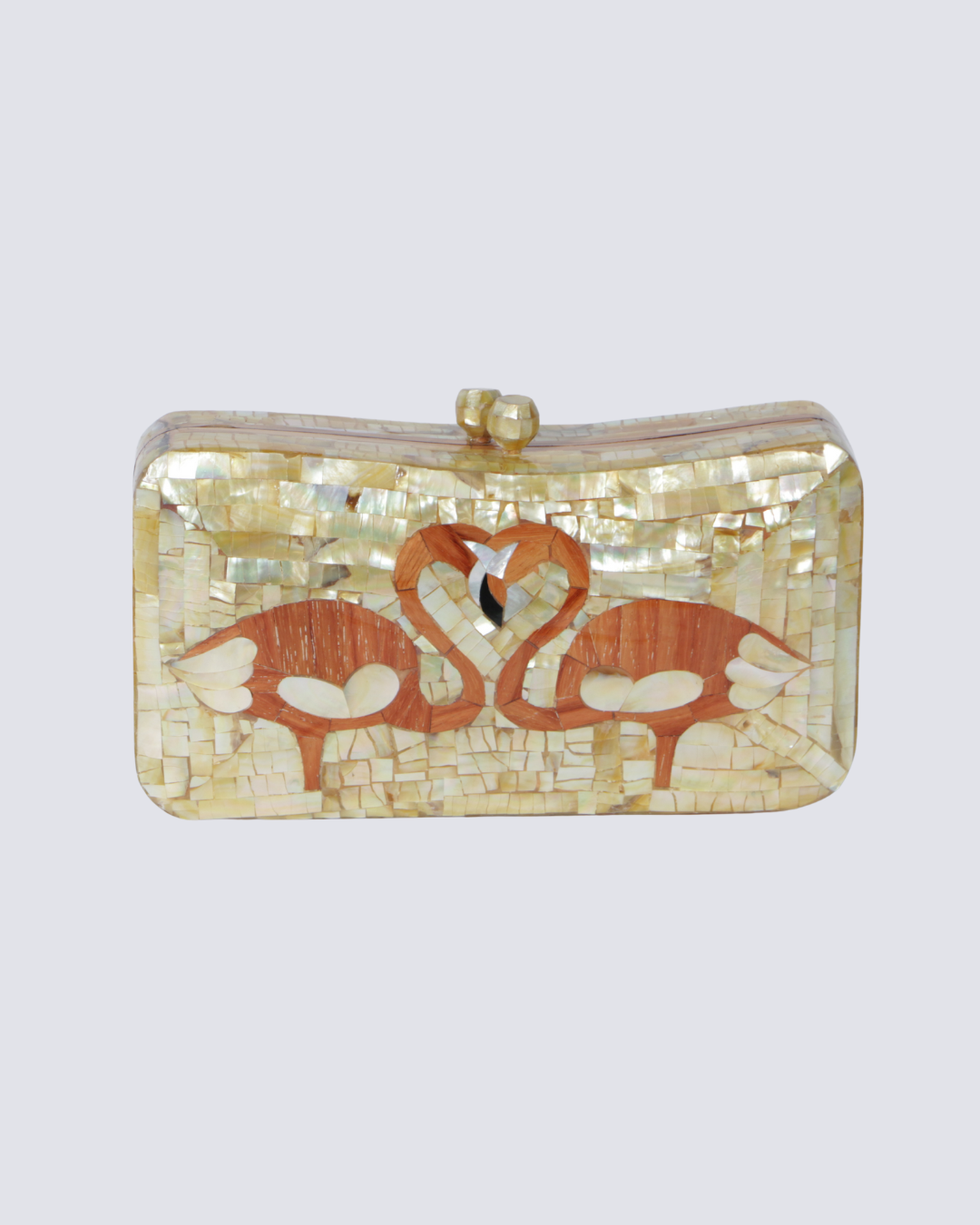 Pink Flamingo Clutch
