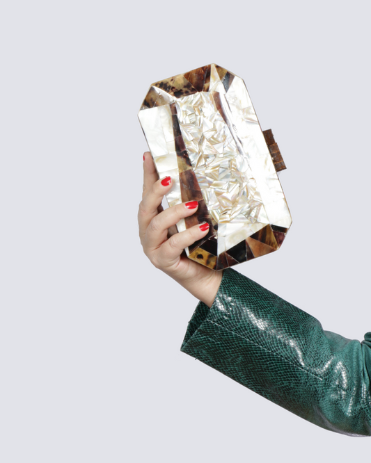 White And Brown Diamond